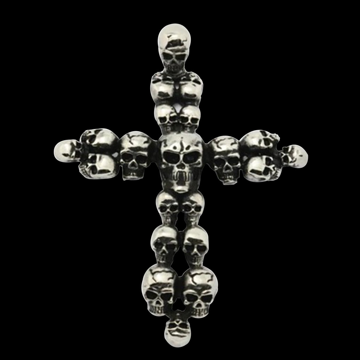 Cross of Skulls | Skull Cross Necklace | Skull Necklaces