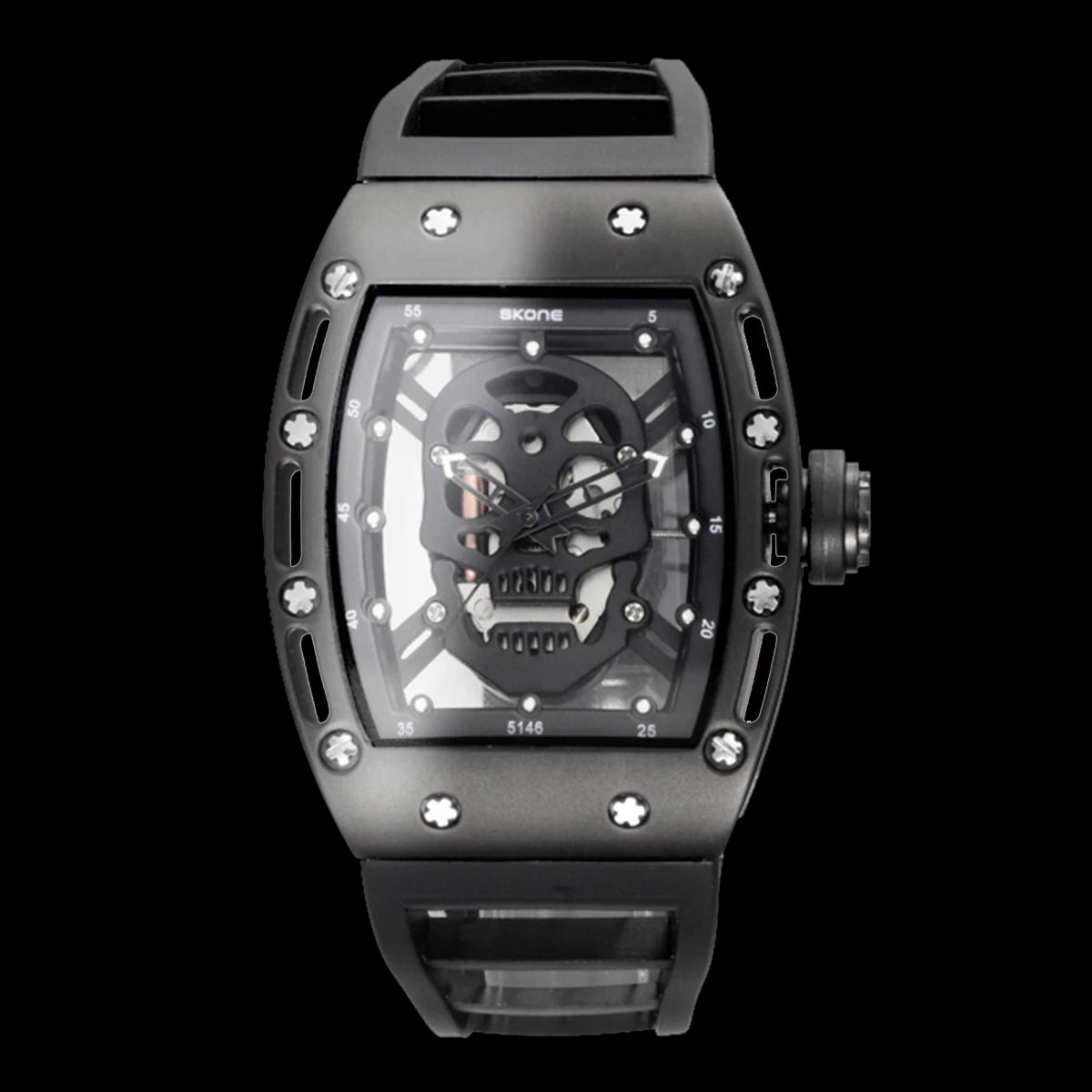 Skone Skull Watch Skone 5146 Skone 5146 Skone Men's Clapham Steel