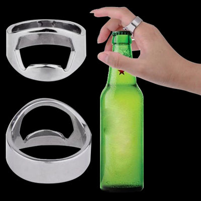 Bottle Opener Ring | Fashion Ring Bottle Openers | Beer Bottle Opener Ring