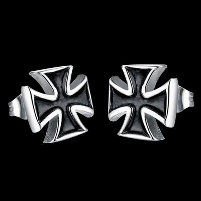 Iron Cross Earrings