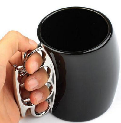 Brass Knuckle-Styled Mug | Brass Knuckles Cup in 2020 | Brass Knuckles Mug