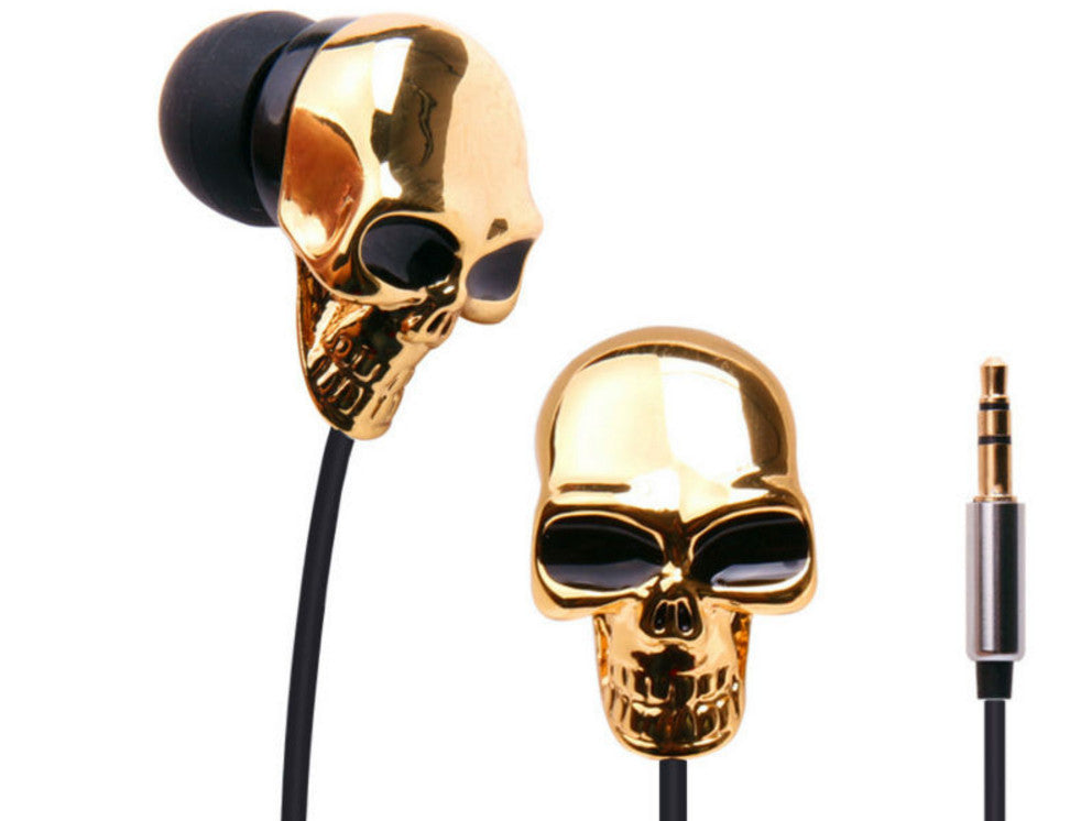 Metal Skull Earbuds