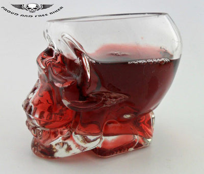 Crystal Skull Glass | Crystal Skull Head Shot Glass | Crystal Skull Shot Glass