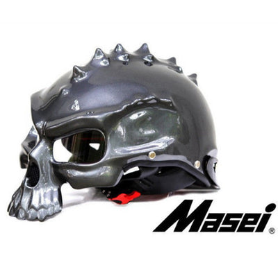 Half-Face Skull Helmet