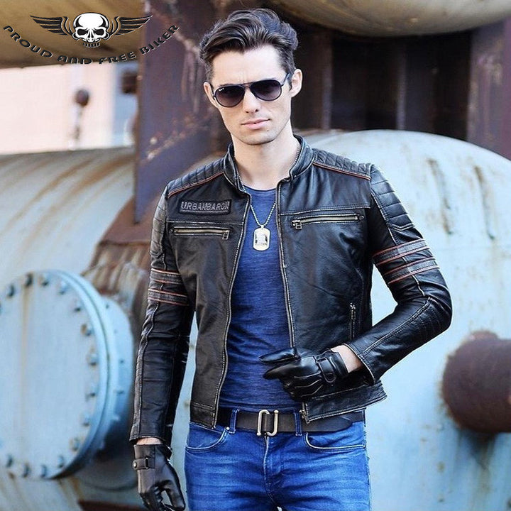 Urban Baron Skull Jacket – Proud And Free Biker™