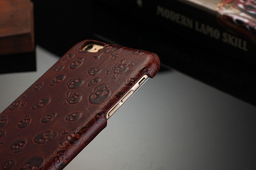 Leather Skull iPhone Case