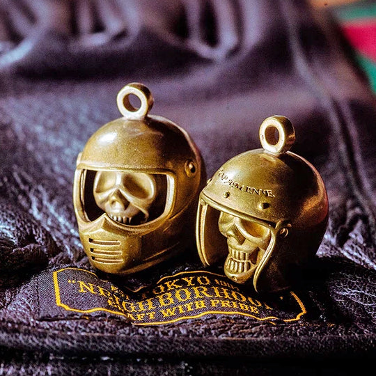 Skull Guardian Bell & Keychain Pendant