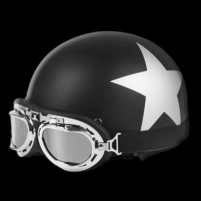 White Star DOT Half Helmet