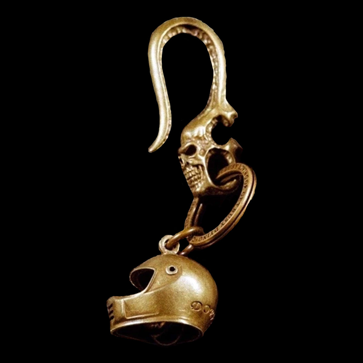 Skull Guardian Bell & Keychain Pendant